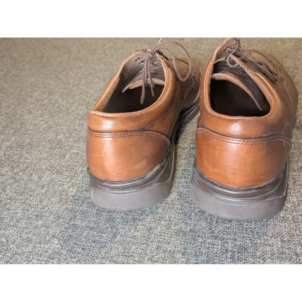 Allen Edmonds Passenger Brown Leather Oxford Dress Shoes Mens Size 12 Casual